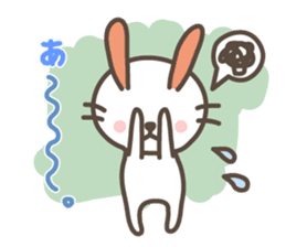 USAPON is funny rabbit. sticker #2668443