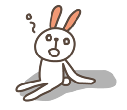 USAPON is funny rabbit. sticker #2668444