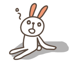 USAPON is funny rabbit. sticker #2668444