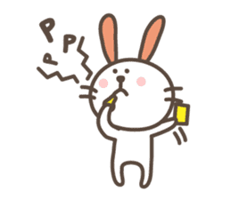 USAPON is funny rabbit. sticker #2668449