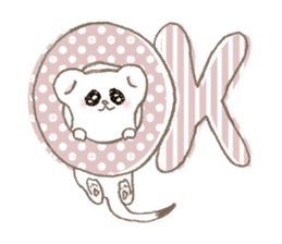 Funny grouse parent-child & cute ermine sticker #2668699