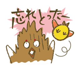 Funny grouse parent-child & cute ermine sticker #2668726