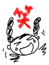 Japanese apple girl sticker #2669175