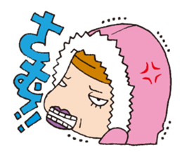 Japanese unpleasant girl sticker #2669577