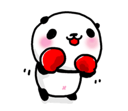 Panda riddled freewheelingly 2 sticker #2669815