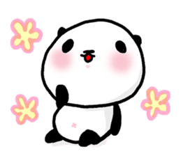 Panda riddled freewheelingly 2 sticker #2669816