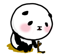 Panda riddled freewheelingly 2 sticker #2669818