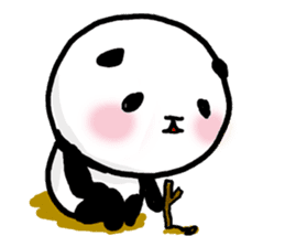 Panda riddled freewheelingly 2 sticker #2669818