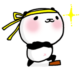 Panda riddled freewheelingly 2 sticker #2669820