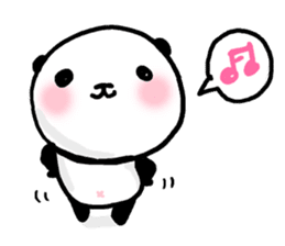 Panda riddled freewheelingly 2 sticker #2669828