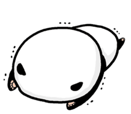 Panda riddled freewheelingly 2 sticker #2669830