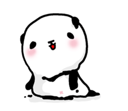 Panda riddled freewheelingly 2 sticker #2669831