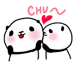 Panda riddled freewheelingly 2 sticker #2669836