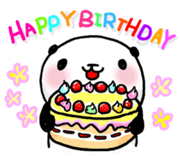 Panda riddled freewheelingly 2 sticker #2669838