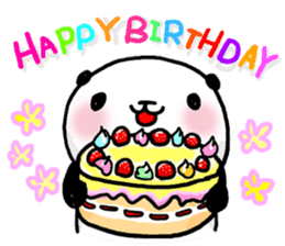 Panda riddled freewheelingly 2 sticker #2669838