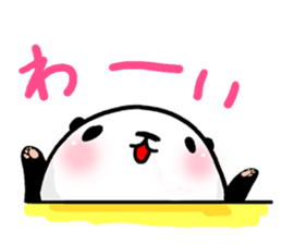 Panda riddled freewheelingly 2 sticker #2669841