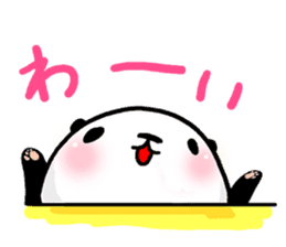 Panda riddled freewheelingly 2 sticker #2669841