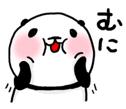 Panda riddled freewheelingly 2 sticker #2669842