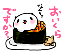 Panda riddled freewheelingly 2 sticker #2669844