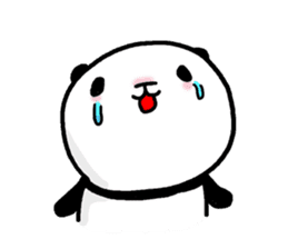 Panda riddled freewheelingly 2 sticker #2669847