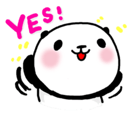 Panda riddled freewheelingly 2 sticker #2669848