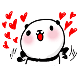 Panda riddled freewheelingly 2 sticker #2669849