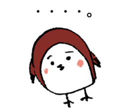 the sparrow named Mame-chan sticker #2670174