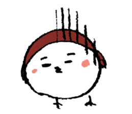 the sparrow named Mame-chan sticker #2670179