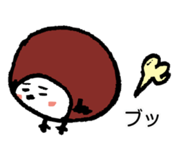 the sparrow named Mame-chan sticker #2670207