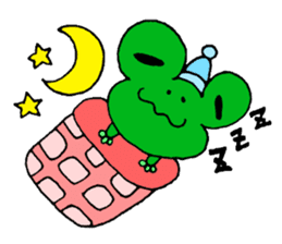 Frog willful freely sticker #2670316