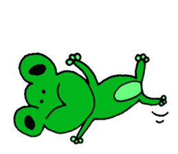 Frog willful freely sticker #2670317