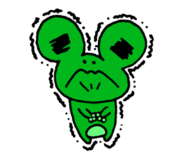 Frog willful freely sticker #2670324