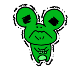 Frog willful freely sticker #2670324