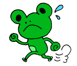 Frog willful freely sticker #2670328