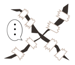 Cute Cat in hole sticker #2670508