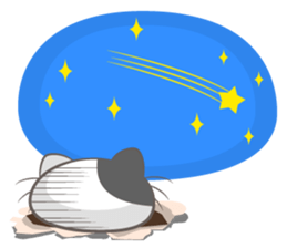 Cute Cat in hole sticker #2670517