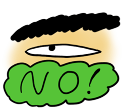 I will talk  by the eye. sticker #2670549