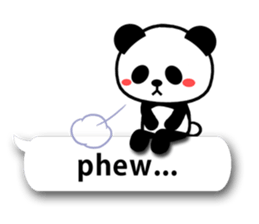 Cute Pandan(English) sticker #2671096