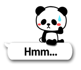 Cute Pandan(English) sticker #2671097