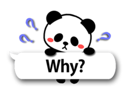 Cute Pandan(English) sticker #2671098