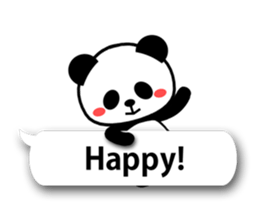 Cute Pandan(English) sticker #2671107