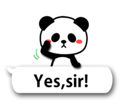 Cute Pandan(English) sticker #2671113