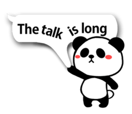 Cute Pandan(English) sticker #2671125