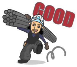 Reinforcing rod man Takumi sticker #2671258