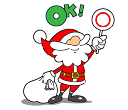 Lazy Santa Claus sticker #2671971