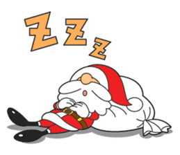 Lazy Santa Claus sticker #2671976