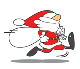 Lazy Santa Claus sticker #2671980