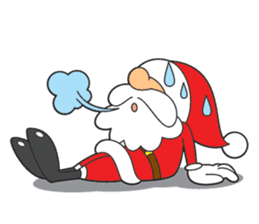 Lazy Santa Claus sticker #2671982