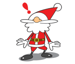 Lazy Santa Claus sticker #2671992