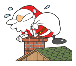 Lazy Santa Claus sticker #2672003